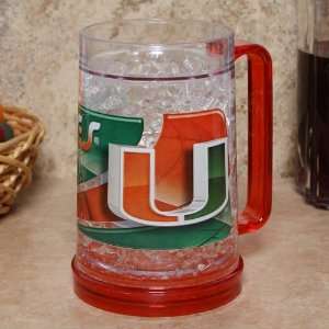  Miami Hurricanes 16oz. Hi Def Freezer Mug Sports 
