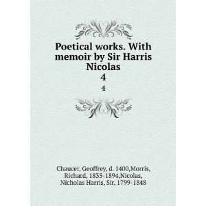   1400,Morris, Richard, 1833 1894,Nicolas, Nicholas Harris, Sir, 1799
