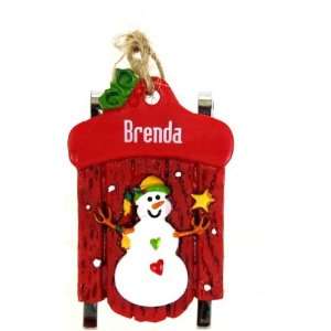  Ganz Personalized Brenda Christmas Ornament