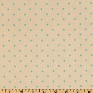  44 Wide Delighted! Dots Cream Fabric By The Yard: Arts 