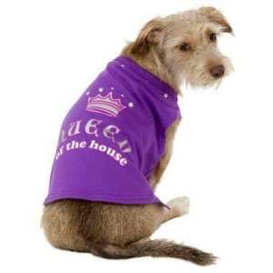   Pet Ethical Queen Of The House Dog Tee Purple   X Small
