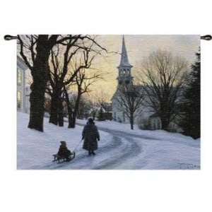  Winters Eve by Robert Duncan   Wall Tapestry