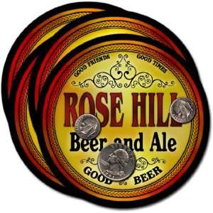 Rose Hill, IA Beer & Ale Coasters   4pk
