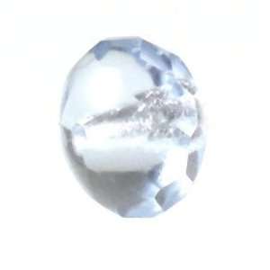   Fire Polished 6 X 9mm faceted rondell sapphire light