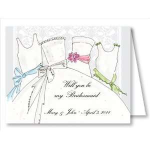  Bridesmaids Note Cards