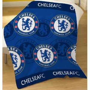  Chelsea Rotary Fc Football Official Fleece Blanket Throw 