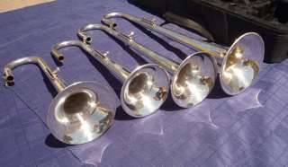 Professional Schilke model G1L Silver Trumpet key of E F G with 4 