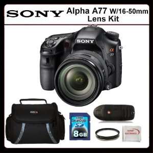  Sony Alpha A77 Kit w/16 50mm Lens Includes Sony Alpha A77 