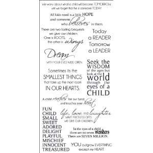  Kaisercraft Childhood Rub On Quotes Arts, Crafts & Sewing