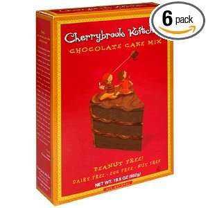 Cherrybrook Kitchen Chocolate Cake Mix, Peanut Free, 19.5 Ounce Boxes 