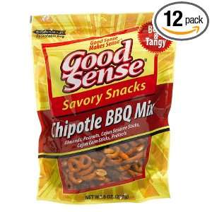Good Sense Savory Snacks, Chipotle BBQ Mix   Large Bag, 8 Ounce Bags 