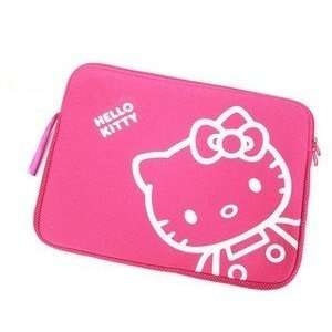  14 inch Cute Rose Pink Hello Kitty Style Laptop Case/Bag 