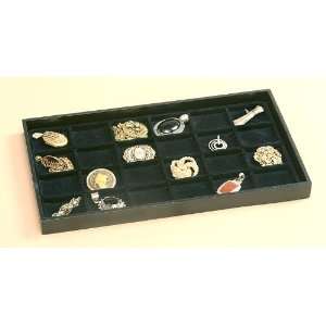 The Max Stax Large Pendants and Pins Tray   24 Pieces (Black) (1H x 