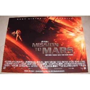  Mission To Mars   Original British Movie Poster 
