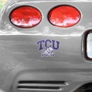  Texas Christian Horned Frogs (TCU) Team Logo Car Decal 