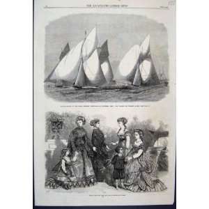   1867 Royal Thames Yacht Club Match Paris Fashion Print: Home & Kitchen