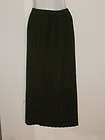 Rena Lange Brown Wool Pleated 3/4 Skirt Sz 12
