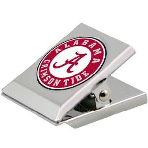 Alabama Crimson Tide Silver Heavy Duty Magnetic Chip Clip  