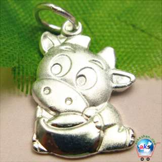 twelve Chinese zodiac signs Animals 925 Sterling silver Charm pendant 