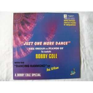  BOBBY COLE Just One More Dance LP Bobby Cole Music