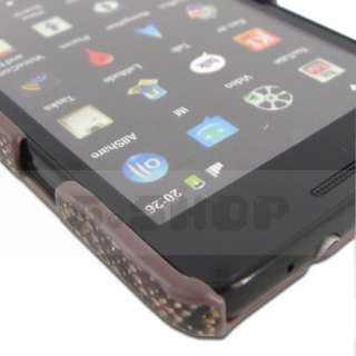 python Leather Case Cover Film For Samsung Galaxy S 2 i9100 Grey m 