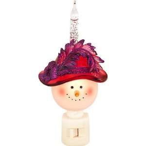  Red Hats and All That Snowman Bubbler Bubble Night Light 