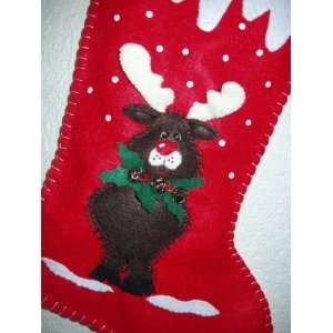  Personalized Handmade 16 Christmas Stocking Rudolph 