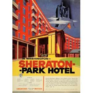   Washington Sheraton Park Hotel   Original Print Ad: Home & Kitchen
