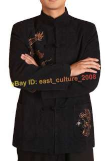 Chinese Mens Dragon Winter Jacket/Coat Black MHJ 17  