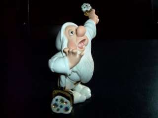 Lenox Disney Snow White Sleepy Dwarf Figurine Rare in Mint Condition 