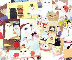 JETOY Choo Choo Cat petite combo card & sticker 60 pcs in total  