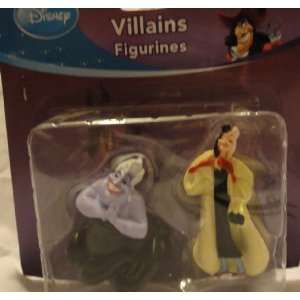  Disney Villains Figurines 2 Pack   Ursula and Cruella 
