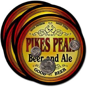 Pikes Peak , CO Beer & Ale Coasters   4pk
