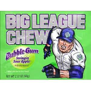 Big League Chew Sour Apple: 12 Count:  Grocery & Gourmet 