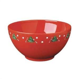  Christmas Tree Medium Serving Bowl: Kitchen & Dining