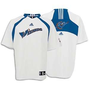  Wizards adidas Mens Short Sleeve Shooting Shirt: Sports 