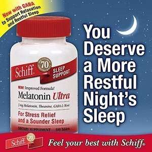  Schiff Melatonin Ultra Sleep Support Tablets   300 ct 