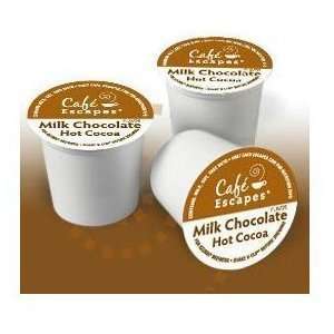 Café Escapes MILK CHOCOLATE HOT COCOA K Cup Portion Pack for Keurig K 