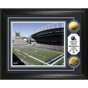  Qwest Field 24KT Gold Coin Photo Mint