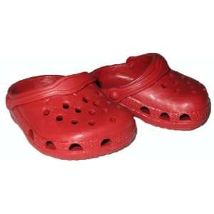  Red Garden Clogs fit 18 American Girl Doll: Toys & Games