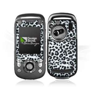  Design Skins for Sony Ericsson W550i   Leopard Fur Grey 
