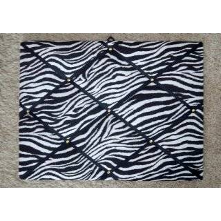 Zebra with Black Ribbon French / Memo Board by toycatz creations