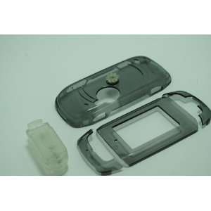   Crystal Hard Cover Faceplate Case with Clip for Sidekick 3 Sk3 Smoke