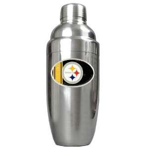   Steelers NFL Stainless Steel Cocktail Shaker: Sports & Outdoors