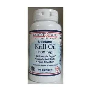  Now Foods/Protocol   Neptune Krill Oil 500mg 60sg Health 