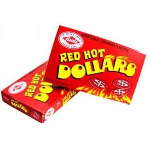 Dollars (gummi)   Red Hot, Movie size, 7.8 oz box, 12 count:  