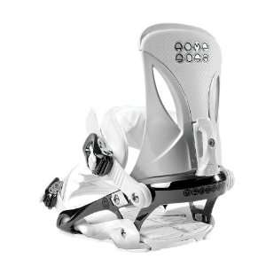   Madison Snowboard Bindings White/Silver Womens 2012: Sports & Outdoors