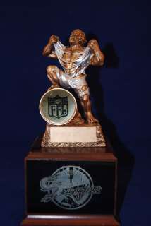   FOOTBALL TROPHY  FREE ENGRAVING SHIPS IN 1 BUSINESS DAY  