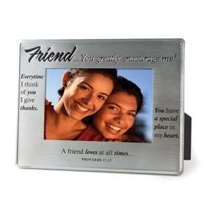   Metal Picture Frame Friend You Greatly Encourage Me