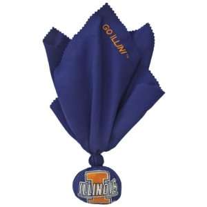  779749   NCAA Couch Flag with Sound Illinois Case Pack 24 